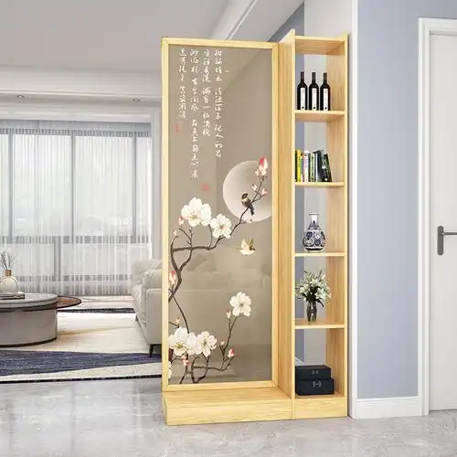 屏风隔断客厅正对大门玄关柜新中式装饰挡煞座屏