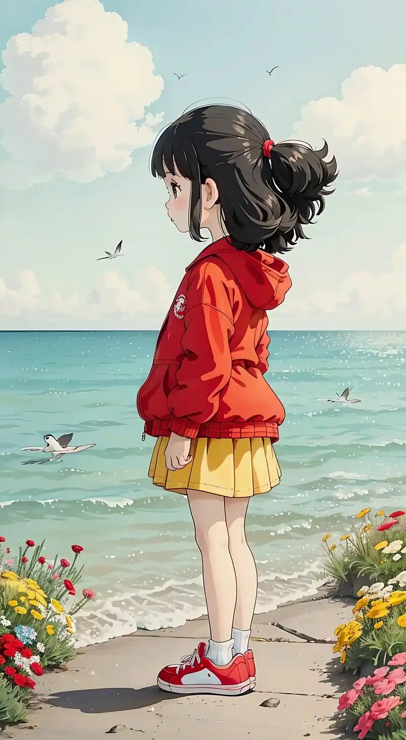 治愈系 #动漫 #甜美女孩 #清纯甜美 #漫画女孩 - 抖音