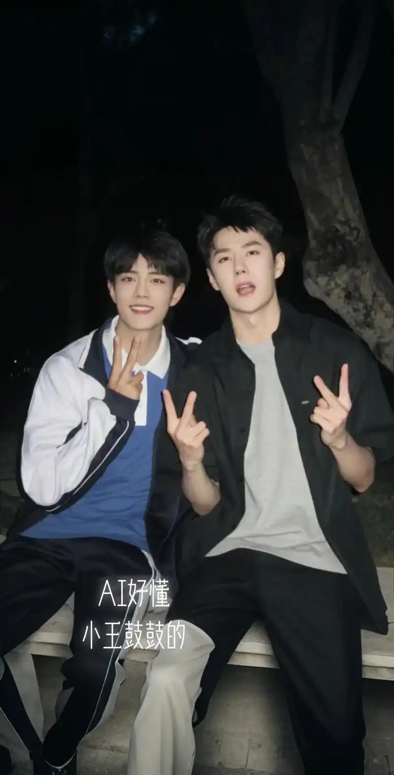 ai扩图 #博君一肖 #王一博 #肖战 #龟龟98 - 抖音