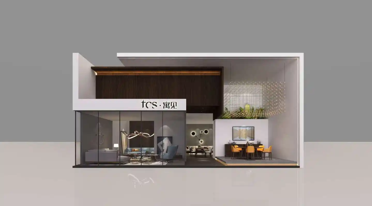 上面讲述的方式主要是利用图片,模型等增加展台布置的视觉效果,我们