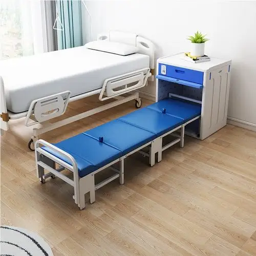 乔兹洛(qzl) 医院陪护折叠床柜智能锁扫码支付折叠床午休床单人床办公