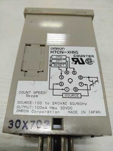 h7cn-xhns欧姆龙omron计数器4位100-240vac供电8成新实物推荐询