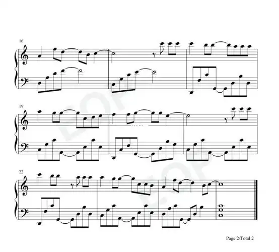 分分钟需要你钢琴谱