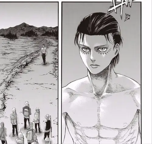 《进击的巨人》漫画讲述了艾伦在超大型巨人攻破城墙之后,亲眼目睹了