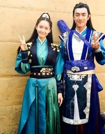 林更新林允儿古装旧照#谁还记得林更新林允儿主演的电视剧《武神赵