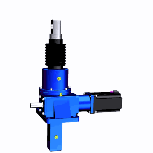 带防尘罩jwb滚珠丝杆升降机配伺服电机鲁德传动
