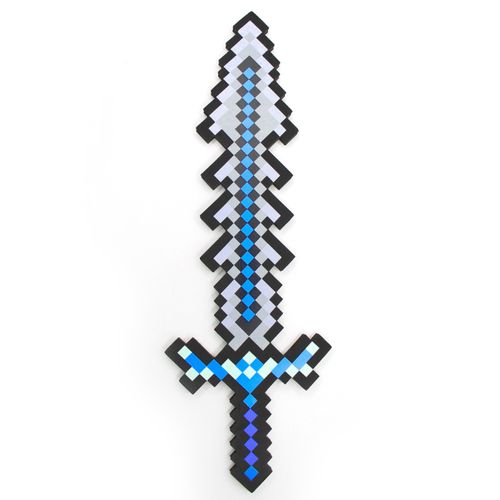 剑镐我的世界玩具泡沫钻石史蒂夫苦力怕头套头游戏实物周边