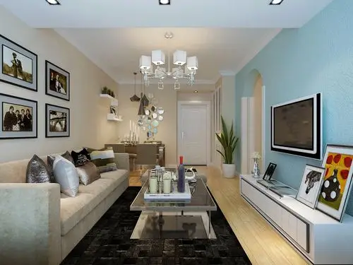 时尚辣妈打造84㎡简欧风二居室 3套装修效果图