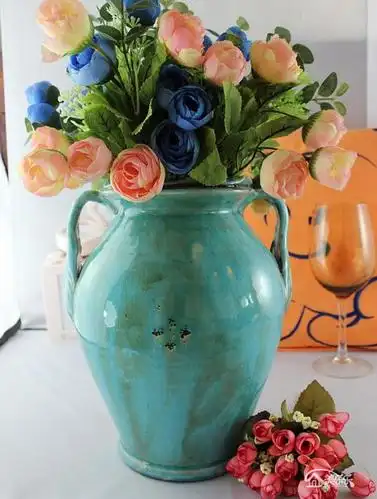 创意生活用品家饰复古陶瓷花瓶图片满满春意效果图大全