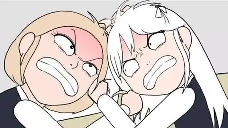 女生打架为啥喜欢揪头发#动漫 #动画 #韩漫