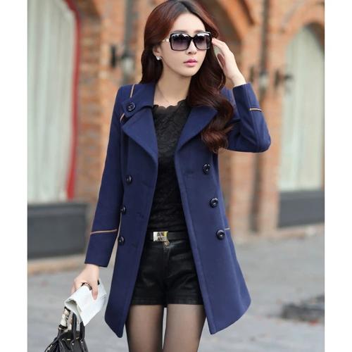 衣23工厂店的优惠券大全—收腰小个子洋气毛呢外套女装今年流行新款