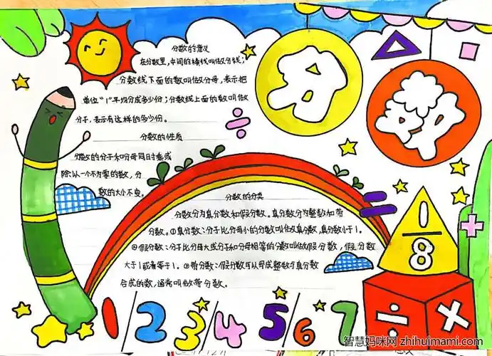 六年级数学手抄报图片-图3