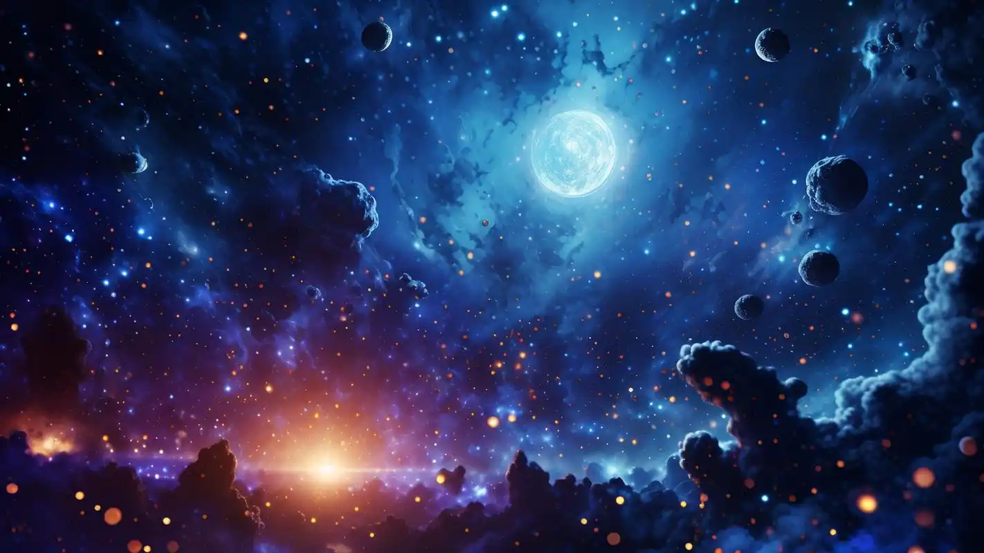 78蓝紫色星空壁纸,梦幻之选90 想要给你的手机或电脑桌面换上一款