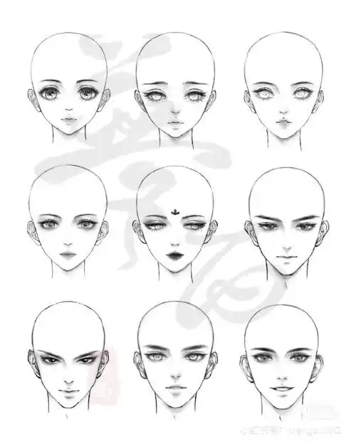 绘画参考##五官参考