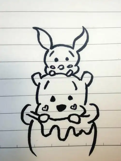 简笔画初学者前来报到总要给自己无聊的生活中添加点乐趣#简笔画