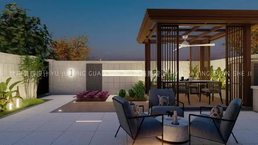 私家庭院花境效果图(庭院花园怎么设计)