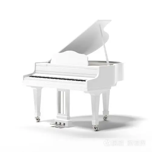 白色的经典钢琴
