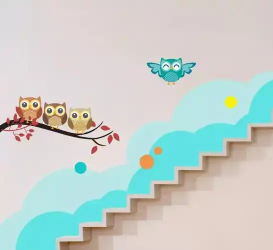 【环创设计】幼儿园楼梯竟然是这样设计的!创意,爱玩两不误!