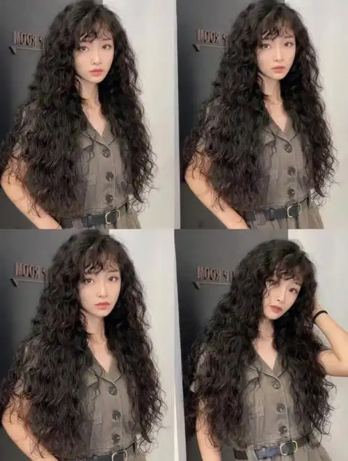 曲靖美发秋冬长发烫发推荐法式羊毛泡面头