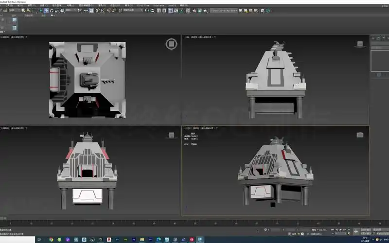 迪迦奥特曼 胜利队tpc远东基地 建模