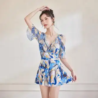 运动户外>游泳用品>女士泳衣>佑游>佑游游泳衣女保守连体显瘦2024年