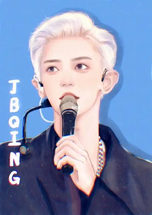 手绘头像朴灿烈