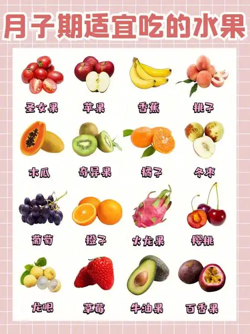 产后宝妈坐月子适宜吃的水果有哪些