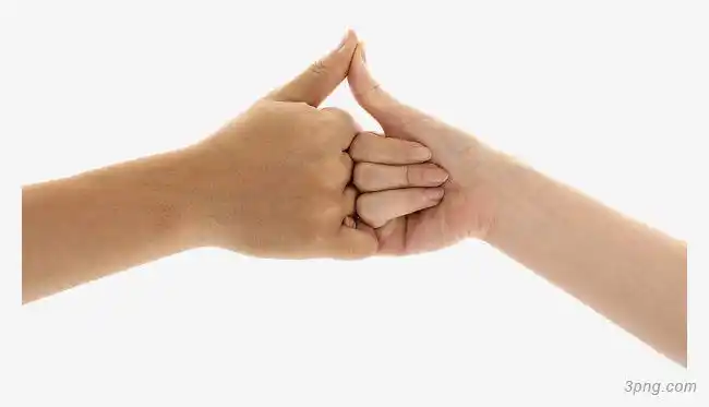 拉手小指手势高清