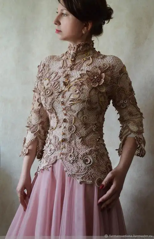 【转载】国外精品爱尔兰钩衣