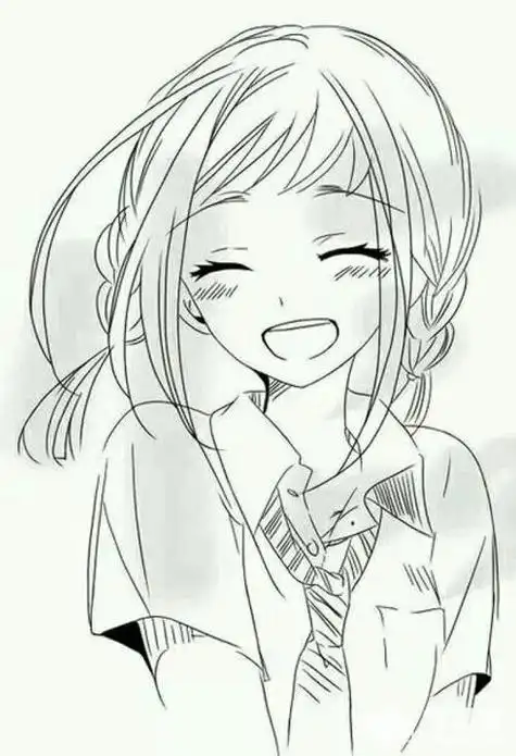 动漫人物女生铅笔素描图片手简笔画素描铅笔漫画女孩图片铅笔漫画女孩