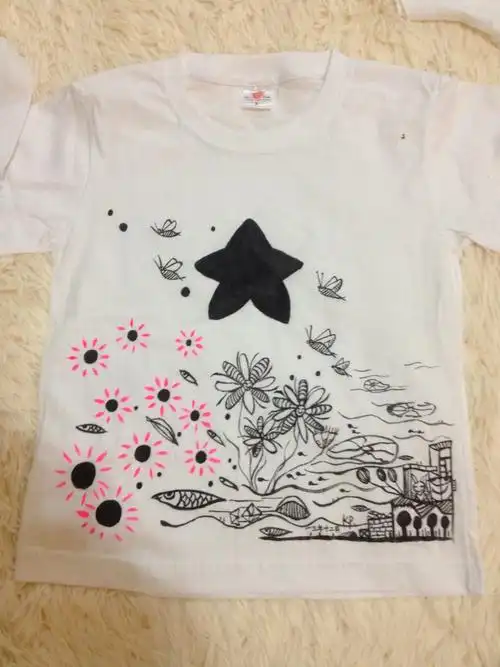 t恤涂鸦创作