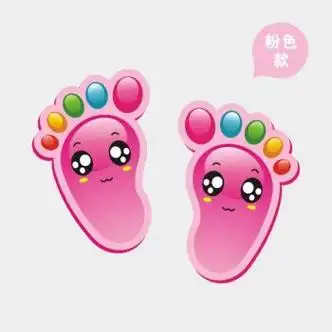 小脚丫卡通简笔画可爱