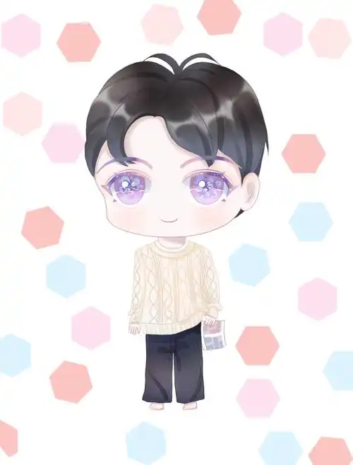 挑战画100个q版明星·006·朱一龙