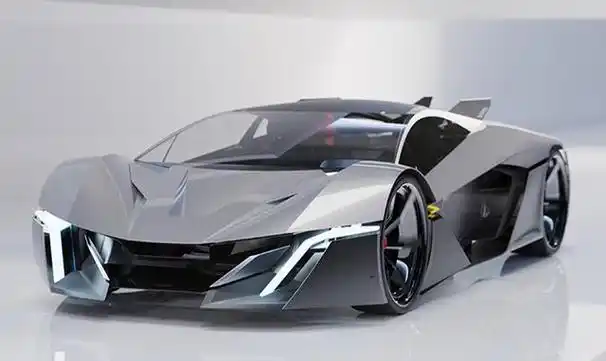 vr设计的兰博基尼概念车