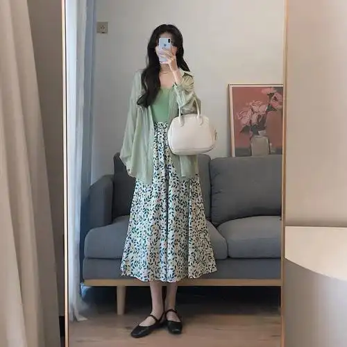 上市年份季节:2021年夏季 本次女装批发商品(夏季酷女孩盐系穿搭可盐