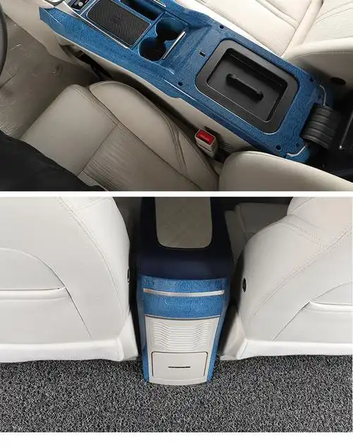 02-22款别克gl8专用扶手箱陆尊新老款25s手扶箱储物盒改装配件 桃木纹