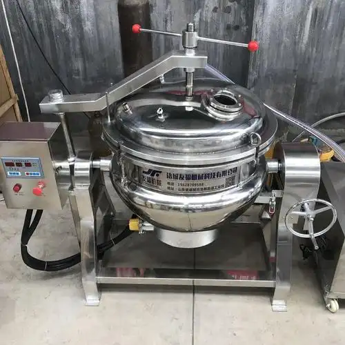 不锈钢蒸汽加热粽子灭菌蒸煮锅 高压高温蒸煮锅 高压蒸煮锅 友福机械