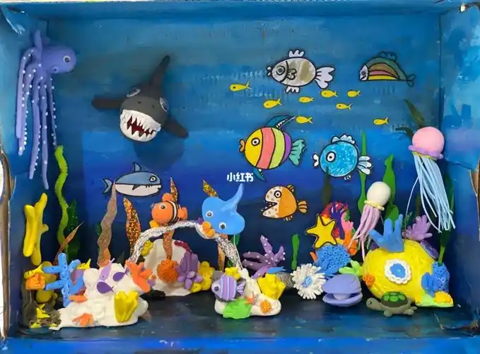 幼儿园立体作业之海底世界