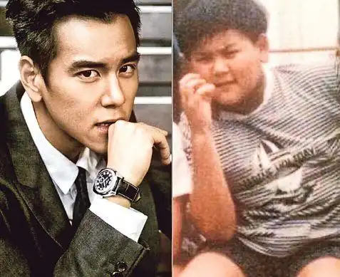 彭于晏自毁形象 酷帅型男彭于晏小时候是个胖子