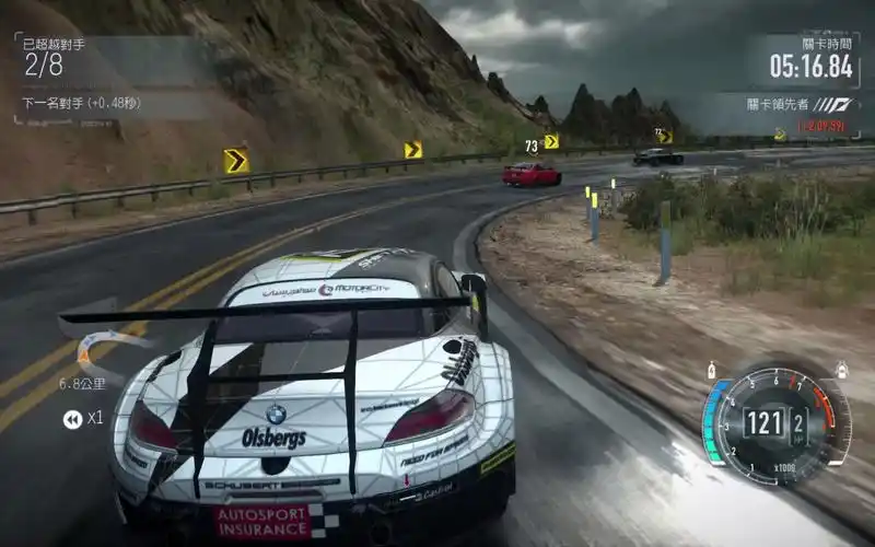 【全程4k】极品飞车16究极难度无返回 6-3竞速赛