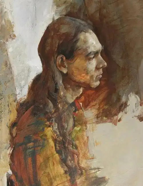 伊凡洛根诺夫油画肖像