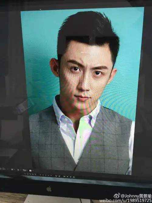 20151028黄景瑜微博更新:"大花脸"