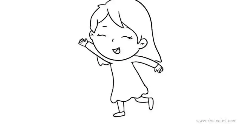 小孩画人儿童画怎么画 小孩画人简笔画简单