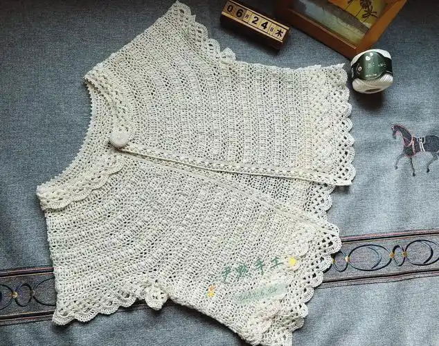 用线:横田(葵#30 )02号色,100%棉,25克145米用针:木兰阁绿檀钩针1.