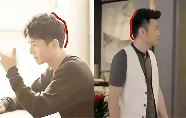 扁头和圆头有什么不同?刘昊然和雷佳音头围相同,视觉差异却很大