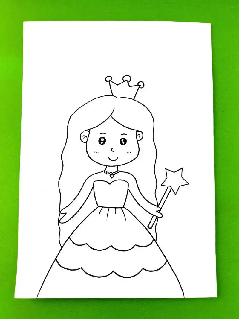 母亲节主题简笔画,漂亮的妈妈,妈妈辛苦啦.母亲节主题简笔画, - 抖音