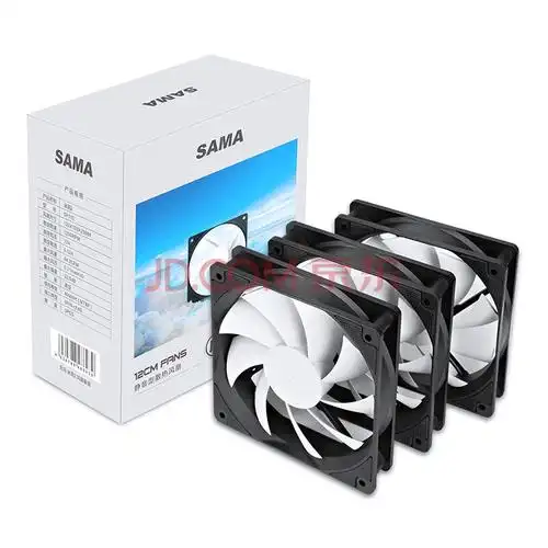 先马sama 冰洞系列机箱风扇 无光/液压轴承/大马达/静音型散热风扇