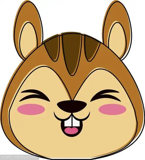 卡通可爱的松鼠