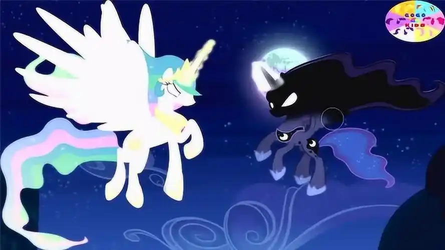 《小马宝莉》宇宙公主vs月亮公主_腾讯视频