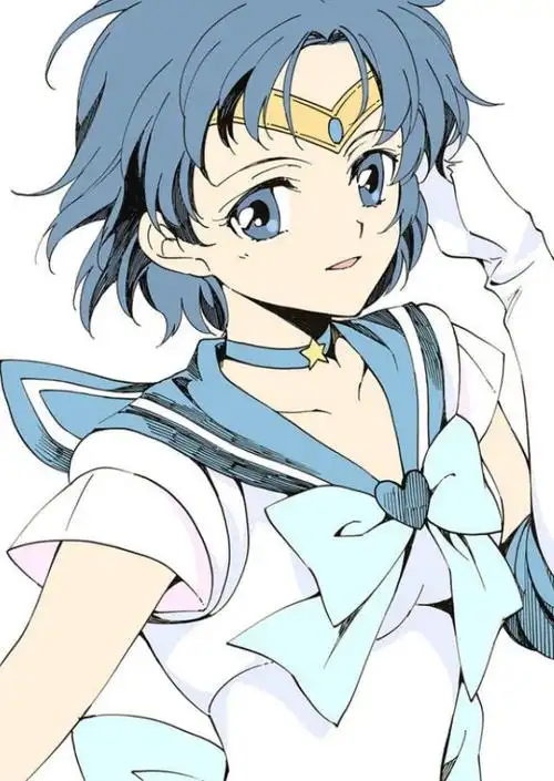 美少女战士:水星,火星壁纸,一个温柔如水一个热情似火焰